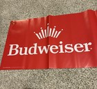 New Nascar Welcome Race Fans Budweiser Banner Sign Beer 