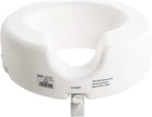 Pcp - 5  Elevated Toilet Seat  Universal Fit  Tightening Stability Lock - White