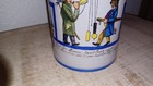 1 2 L Antique German Beer Mug 1911 Pewter Lid Night Watchman