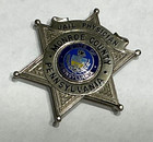 Rare Vintage Jail Physician Doctor Monroe County Pennsylvania Blackinton Badge