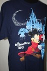 Disney Parks Sz L Walt Disney World 2017 Cotton Knit T Shirt Dark Blue