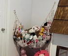 Large Toy Hammock Net     Plushie   Stuffed Animal Storage Organizer - No Hooks 