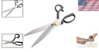 Leather Handle 12-inch Upholstery Scissors For Style   Comfort In Crafting