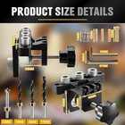3 In 1 Dowel Jig Drill Kit self Centering Doweling Jig adjustable Drilling Width