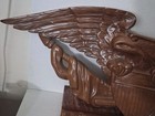 Vintage Sexton Usa Metal American Eagle With  Shield Flags Patriotic 33  X  12 