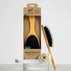 Natural Boar Bristle Hair Brush For All Hair Types - Detangling And Smoothing