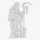 Cemetery Statue  4 - Reusable Airbrush Stencil Template