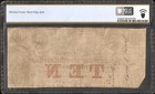 1852  10 Bill   3 South Carolina Bank Note Large Currency Old Paper Money Pcgs