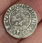 Sigismund Iii  1587-1632  King Of Poland  Silver Poltorak 1 24th Thaler  1g 19mm