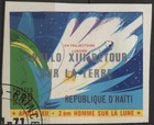 Haiti 1970  656cx 656mx 20c-1g  Space Exploration  Apollo Xiii Ovpt  Imperf used