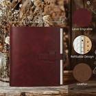 Artmag Photo Album 4x6 200 Photos  Thick Leather Cover Picture Album With 30 Pcs