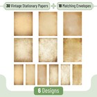 Letter Writing Set  30 Sheets Of Writing Paper With 18 Envelopes  Vintage Style