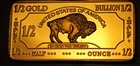 1 2 Ounce 100 Mills  999 Fine Gold Collector Bar                free Shipping  