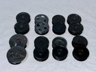 Lot Group Of 8 Vintage Typewriter Metal Ribbon Spools - Royal Corona Olympia