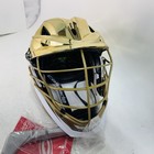 Cascade Xrs Pro Lacrosse Helmet Osfm   Gold Chrome  Black Strap  Some Scratches