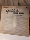 Walt Disney  Goldilocks And The Three Bears 33 Lp Vinyl Dq-1250 1963 Mint Shape 