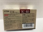 New   Sealed Tdk Tc-30 Ehg Vhs-c Video Cassette Made In Japan Extra High Grade