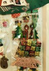 25 Piece Holiday Scrapbook Kit Christmas Album Stickers Paper Glitter Pens