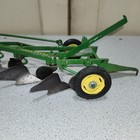 Vintage 1 16 John Deere 4 Bottom Plow Rare Cast Wheels