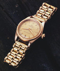 1989 Vintage Print Rolex Mens Gold Watch Oyster Case Timepiece Art Plate 1937