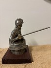 Willys Knight 1927 1928 Hood Ornament Knight Figure On Wood Base