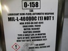 Usgi Lsa Weapon Lubricant Mil-l-46000c 1 Qt Sentinel Nsn 9150-00-687-4241  0-158