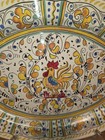 Le Cadeaux Melamine Serving Platter Yellow Rooster Gallo 16 Inch