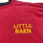 Vtg 90s Fruit Of The Loom T-shirt Mens L Single Stitch Double Collar Little Barn