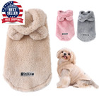 Winter Pet Puppy Hoodie Sweater For Small Medium Dogs Cats Warm Fleece Dog Cloth