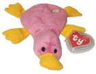 Ty Beanie Baby - Patti The Platypus  light Pink  bboc  9 5  New Mwmts Plush Toy