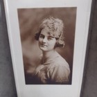 Vintage 1930s 1940s Sepia Photo Portrait Of Woman Hubner Studio