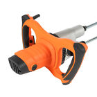 1800w Electric Mortar Mixer Dual 2 Speed Paint Cement Grout Mortar Twin Paddle