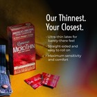 Kimono Microthin Condoms Pack Of 12 - Premium Lubricated Natural Latex  Thinnest