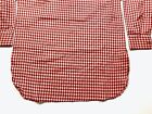 Civil War Us Union Csa Confederate Four Button Red Check Plaid Shirt-xlarge