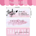 3 Rolls 1 X 3 Inch Thank You Sticker  Thank You Stickers Small Business  Pink De