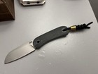 Knafs Lander 4   S35vn   Sheepsfoot   Black Micarta   Black Leather Sheath
