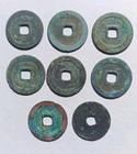 Lot 8 Pcs Ancient Chinese Coins Kai Yuan Tong Bao Southern Tang Dynasty