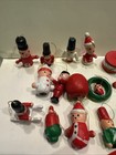 Lot Over 30 Wooden Christmas Tree Ornaments Vintage Crafts decor V1