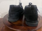 Ugg Neumel Boots For Men 10 Black Suede Sheepskin Chukka Ankle Shoes Lace Up