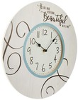 Precious Moments Wood metal Wall Clock 189916 Multi-color One Size