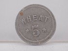 Farmer s Co-op Wheat 5 5c Shipping Assn  Trade Token Aluminum - Kansas City  Mo