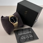 Bulova Classic Diamond Black Dial Gold-tone Bracelet 97d108 Men s Quartz Watch