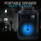 4000w 6 5  Portable Bluetooth Speaker System Heavy Bass Wireless Fm Tf Tws Party
