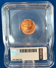 1990 Lincoln 1c Struck Off-center Icg Mint Error Bu Rd