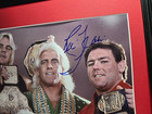 Ric Flair Signed Framed Photo Display 18x24 Psa Four Horsemen