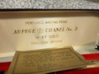 Vintage Set Of Ballpoint Pens Arpege Chanel No 5 14kt Gold Exclusive Design 