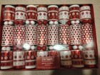 Pier 1  8 Pack Red Holiday-style Party Crackers New