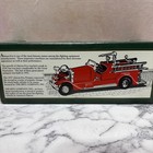 Ertl 1937 Red Ahrens-fox Fire Truck Locking Bank 1 30 Scale Die Cast Metal Nib