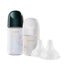 Pigeon Glass Baby Glass Bottle Feeding Gift Set With Silicone Coating