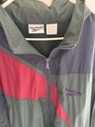 Vintage Green Reebok Windbreaker - Detachable Hood - Size Xxl